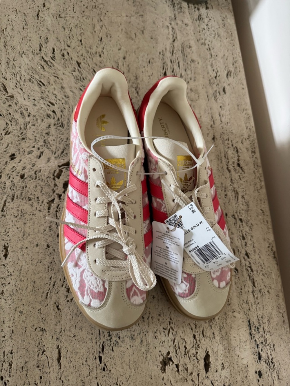 adidas Gazelle Bold x Liberty London floral sneakers. Size 10. MSRP $158 - Picture 11 of 17